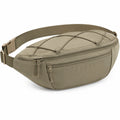 Gürteltasche 33 x 15 x 7 cm olivgrünes Polyester mit Reißverschluss und verstellbarem Gurt
