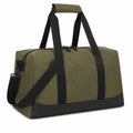 Sporttasche 50 x 25 x 30 cm Textilgewebe Olivgrün Schwarz mit Schultergurt