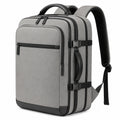 Reiserucksack 45 x 30 x 20 cm Grau Textil mit Mehrfachfächern und Tragegriff